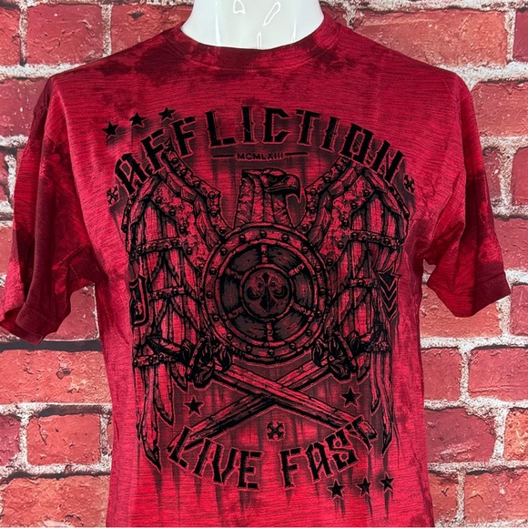 Affliction Men's Short Sleeve Graphic T-shirt - Multiple Sizes- NWT - Picture 2 of 9